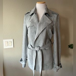 Heart N Crush Faux Suede Jacket